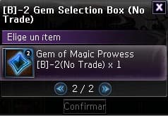 Contenido de B-2 Gem Selection Box (Pág. 2/2)