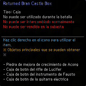 Caja de Bran Castle