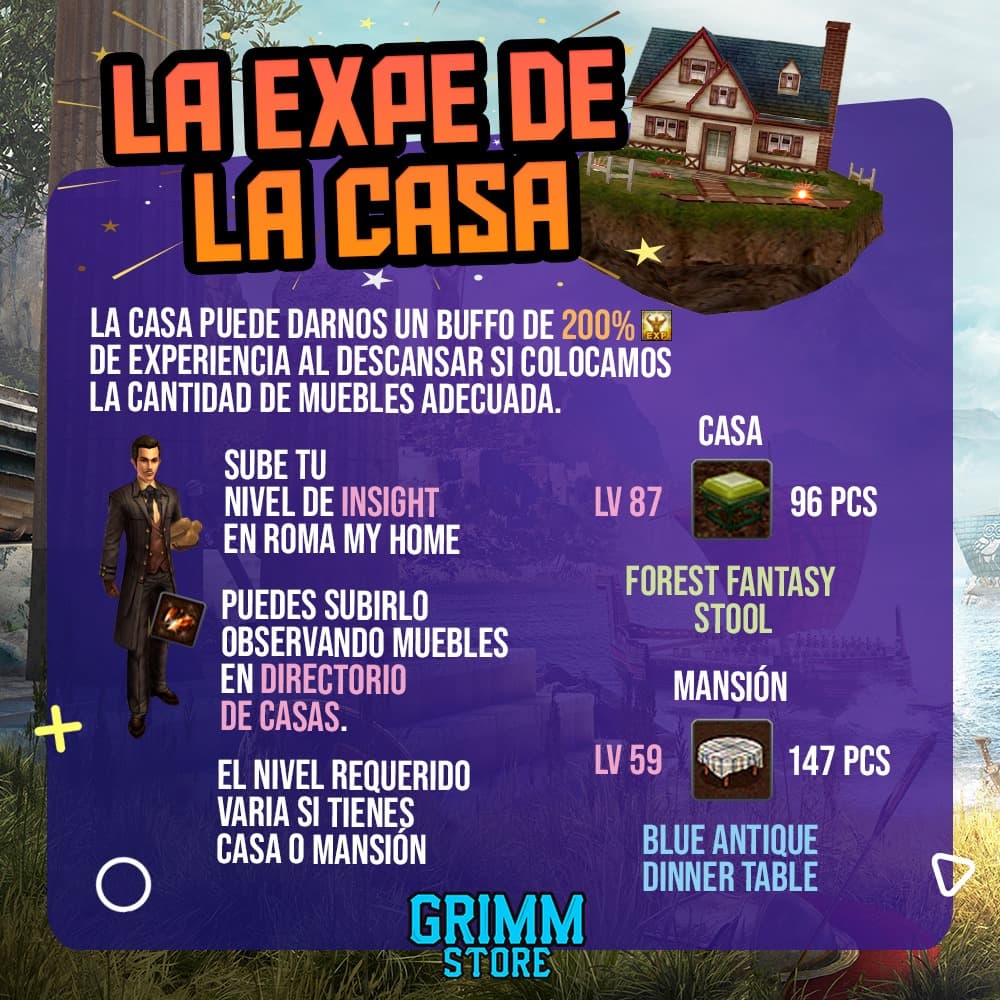 Buff de 200% EXP con My Home (AO-Day)