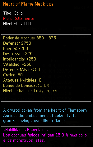 Heart of Flame Necklace +0