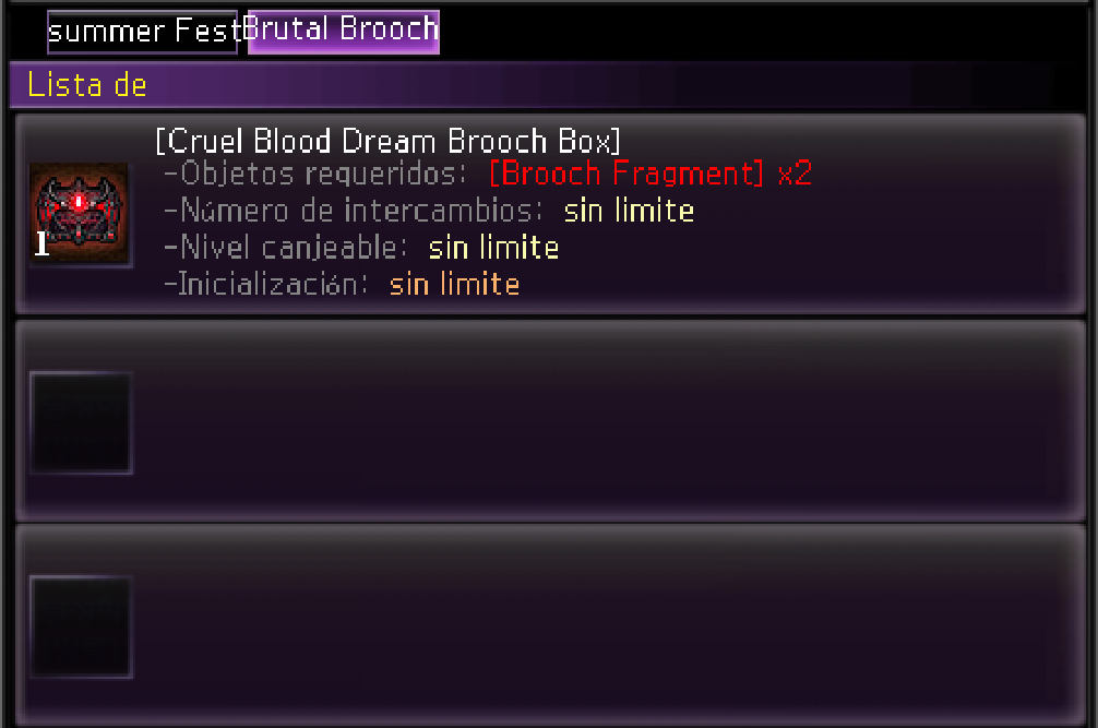 Pestaña Brutal Brooch — Cruel Blood Dream Brooch Box, 2 Brooch Fragment